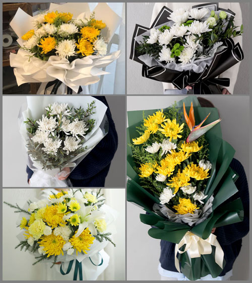 山西晋中灵石县粱家焉乡角角焉村白事花束代送
